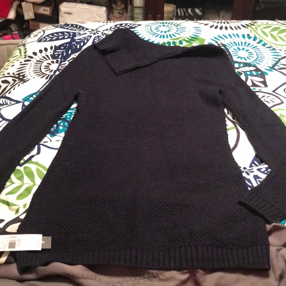 Navy Sweater Tunic/Dress